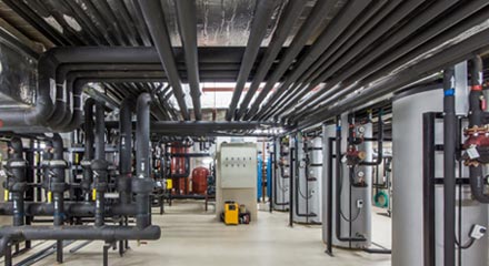 Mechanical Room in big building